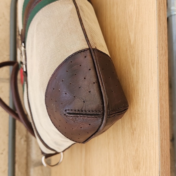 Authentic Gucci Sherry Web Reins Hobo Blondie Britt Shoulder Bag - Picture 6 of 15